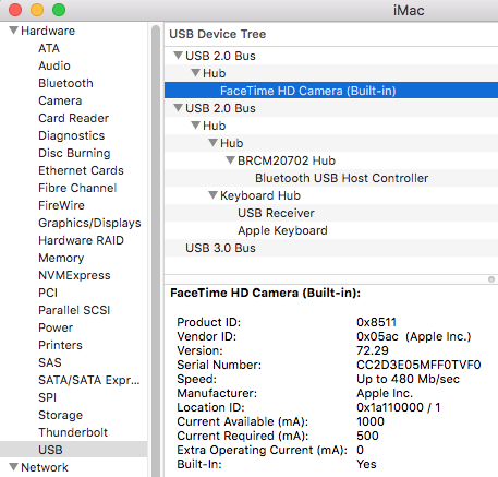 Facetime hd camera built-in driver for mac